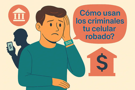 ¿Qué pasa cuando roban tu celular? Evita fraudes bancarios con una pulsera de emergencia